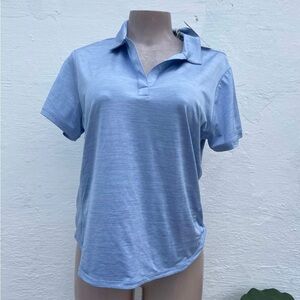 Tommy Bahama Light Blue Short Sleeve Polo Tee